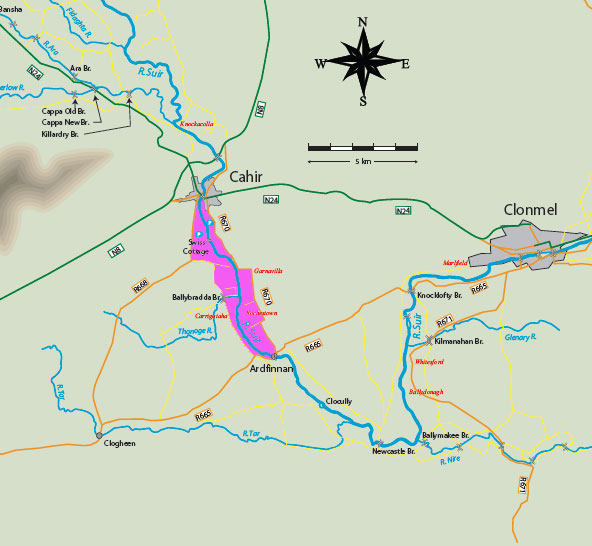 Cahir-to-Ardfinnan-Map Cahir-to-Ardfinnan-Map