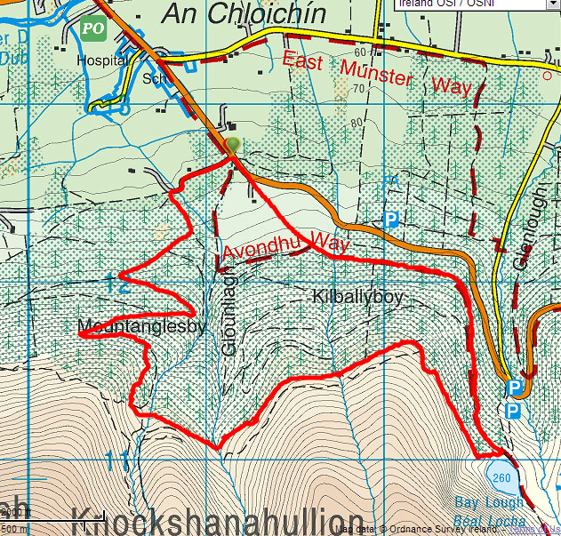 Bay Lough Walk Map