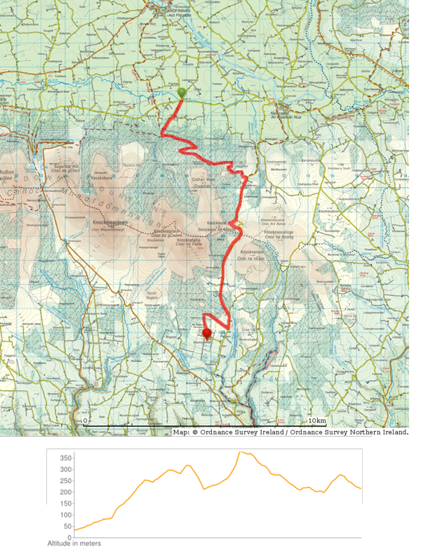 Pilgrim Paths Day Map