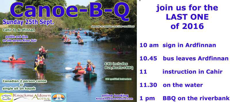Canoe B Q - Sunday September 25th 2016